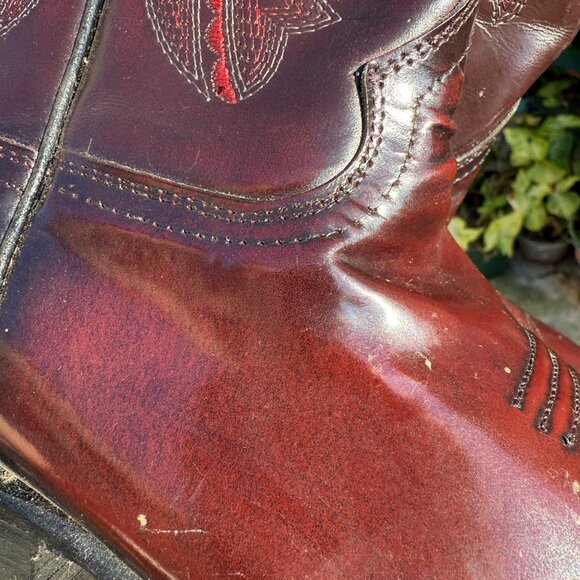 Never Worn Vintage Rancho Viejo Men's Western Cowboy Boots 7 1/2 Women's 9 - Picture 7 of 16